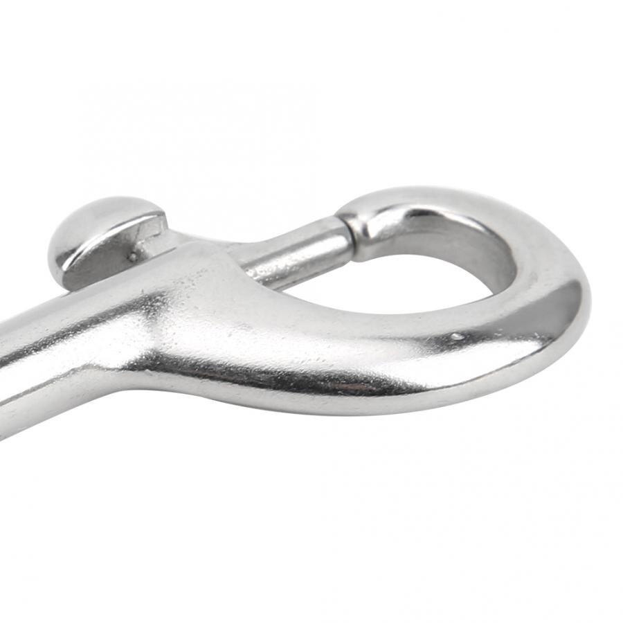 Diving D Ring Clasp Stainless Steel Diving Single Head Hook D-Ring Lobster Clasp Lanyard Hook 103 x 45 Lobster Claw Clasp