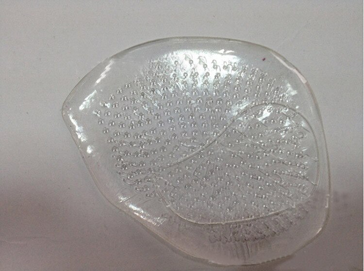 1 Pair Clear Gel Silicone Cushion Woman Ladies Girls Soft Shoe Pads Insoles Inserts Foot Care