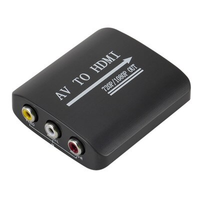 Originele AV naar HDMI Converter AV naar HDMI HD Converter ondersteunt 1080P adapter kabel