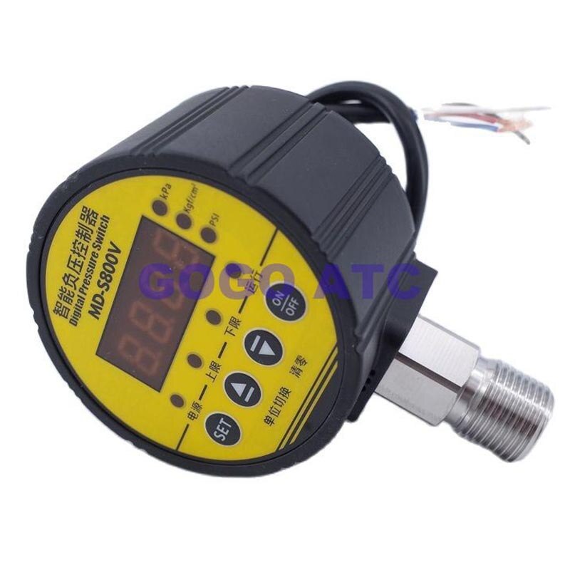 MD-S910 Intelligent pressure controller Electronic digital pressure gauge Air compressor switch water pressure Vacuum gauge