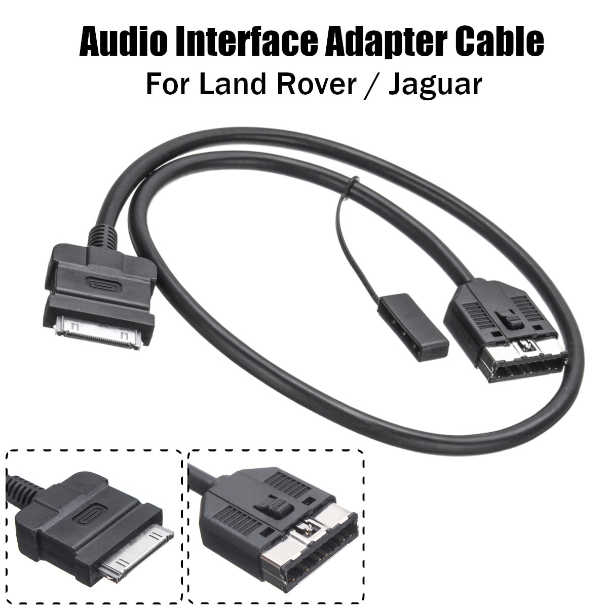For Land Rover/Range Rover/Jaguar For iPhone/iPod/iPAD Interface Aux Auxiliary Audio Input Cable Adapter