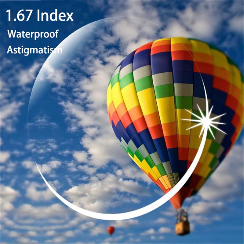 1.67 asfäriska glasögon kvinnor män närsynthet bländande klara glasögon hartslinser stöd för dioptrier oculos feminino: 1.67 hd