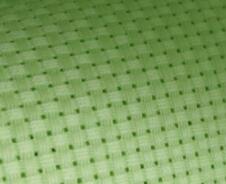 9th tissus de point de croix blancs/noirs/rouges/blanc cassé 50 x 50cm 14 toile aida  (14 ct)  fils: Prune