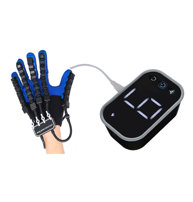 Intelligente Massage Handschoenen Beroerte Hemiplegie Revalidatie Handfunctie Robot Handschoenen Revalidatie Training Handschoen Vingerverzorging: Wijn Rood / xlarge