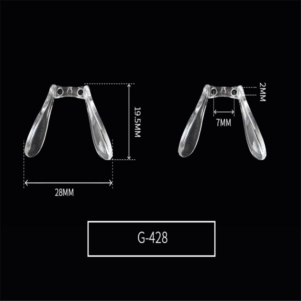 5 Stks/set Siliconen Anti Slip Glazen Neus Pads U-vormige Neus Pad Voor Brillen Sunglass Glas Bril Eyewear Accessoires