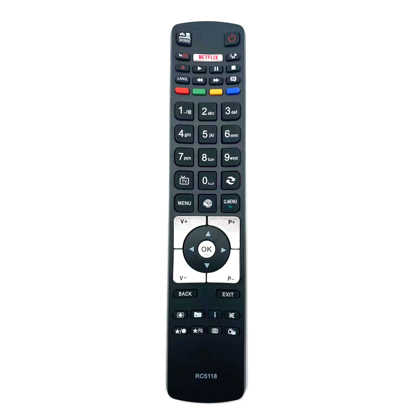 Rc5118 tv fjernbetjening til led lcd 3d hd intelligent betjening finlux 42 flhk 242 bhcdn fin 32 basebk fin 40 basebk fin 48 smartbk