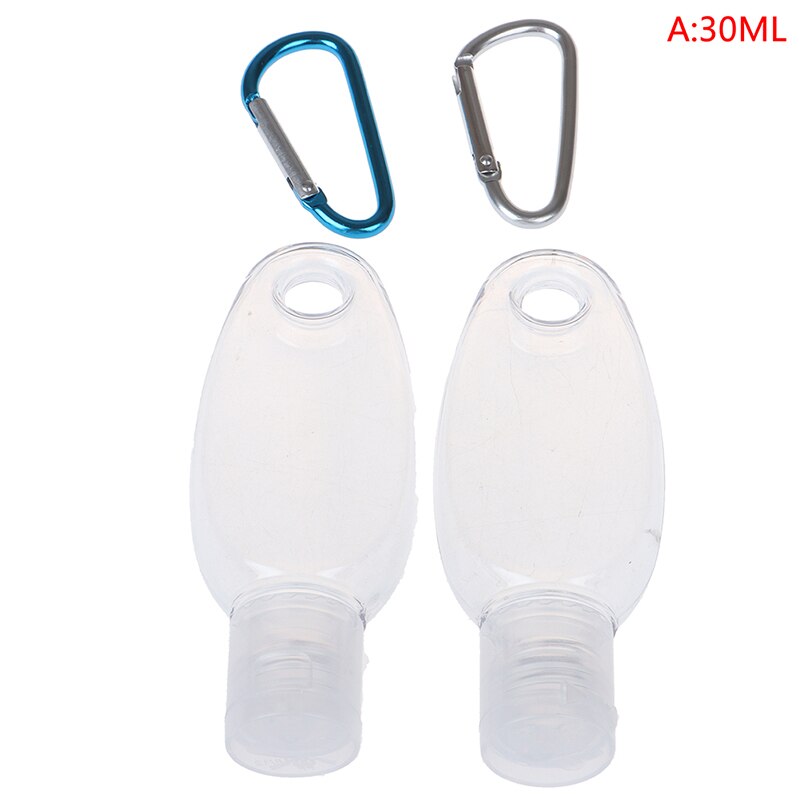 30ml mini jule søde julekarton håndsprit bruser lotion holder tom flaske: 1 stk tilfældig