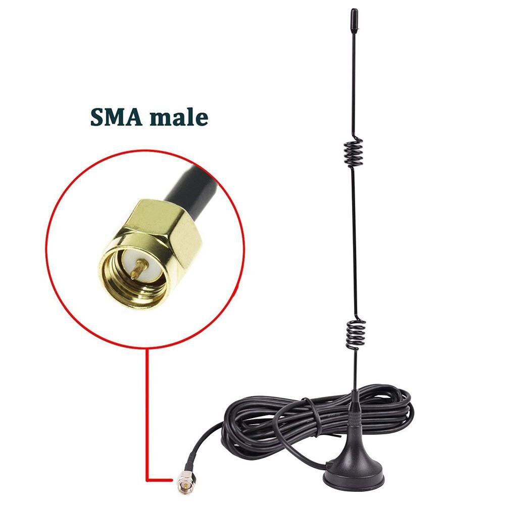 2.4G Magnetic Security Camera Antenna Extender, 10ft 7dBi CCTV Wireless WiFi SMA Male Extension Cable