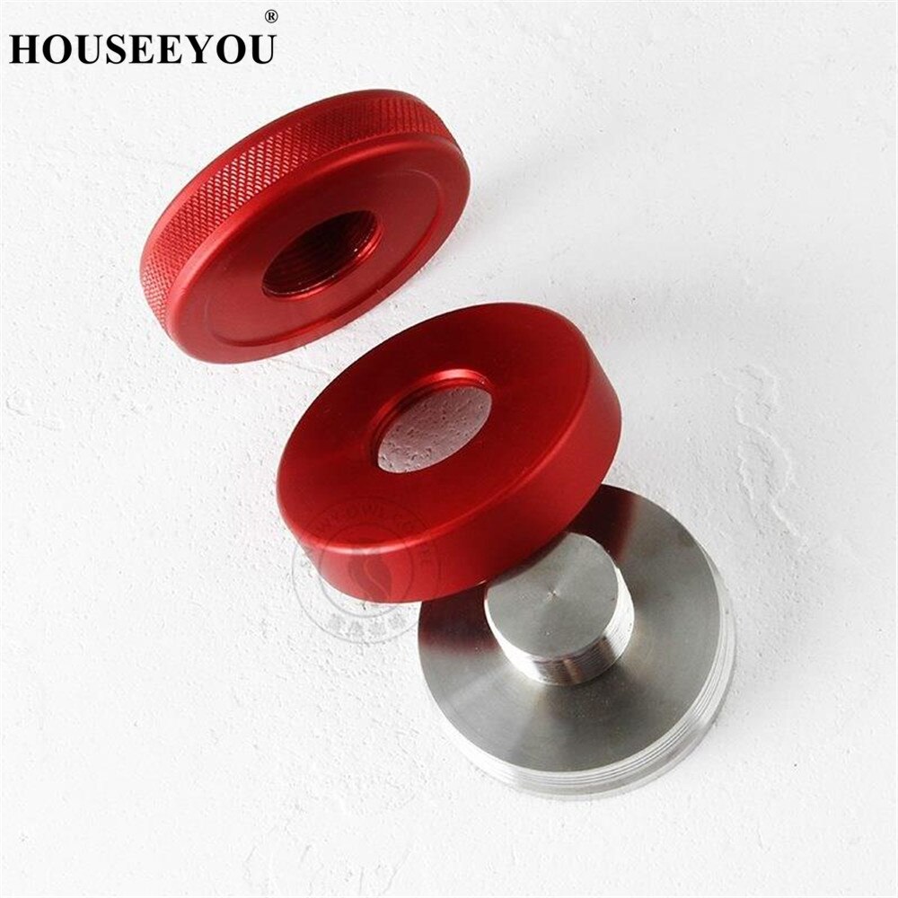 Espresso 58mm Koffie Distributeur Leveler Tool Macaron Koffie Tamper met Drie Schuine Hellingen voor Keuken Bar Outdoor Camping