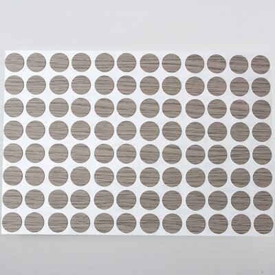 96Pcs/Sheet Pvc 15Mm Zelfklevende Decoratieve Films Meubels Schroef Cover Caps Stickers Hout Ambacht Bureau Kast ornament: 10