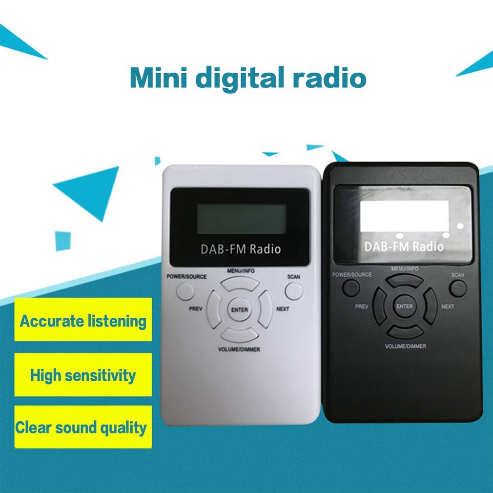 Durable Digital Radio Small Size And Easy To Carry Mini Dab Digital Radio USB Interface Digital Display Stereo Radio