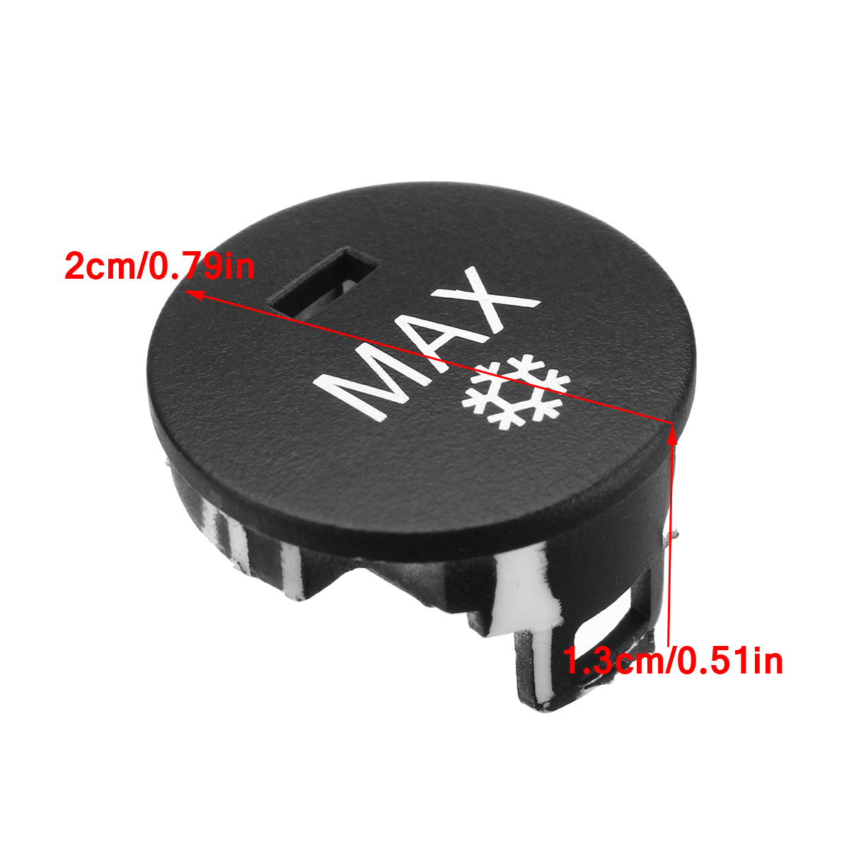 Car OFF/Rest/Max Climate Control Knob Panel Switch Knobs Button Air Conditioner Button Repair Cap Cover For BMW 5 Series E60 E61