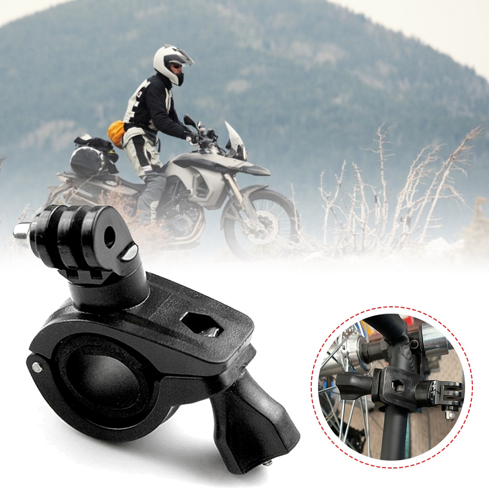 Cykel motorcykel action kamera styr mount 360 ° rotation til gopro hero 8 7 6 5 4 sjcam cykel kamera montering tilbehør