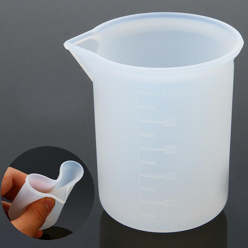 Wegwerp Maatbeker Siliconen Maatbeker Diy Handgemaakte Transparant Met Schaal Praktische Cup Tool Maken Keuken Te T5I9