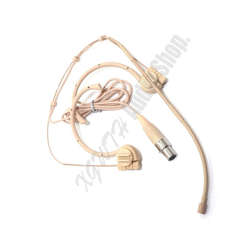 Xgwth-auriculares plegables Mini XLR de 3 pines TA3F, cascos con condensador, micrófono para AKG Samson, transmisor inalámbrico