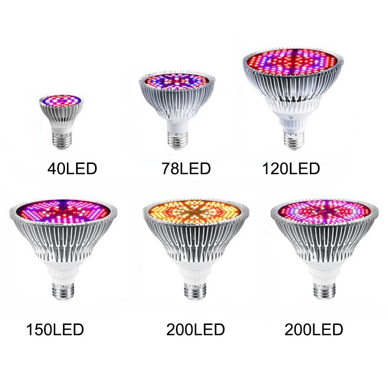 LED Grow Light Full Spectrum Sunlike E27 Growing Bulb For Indoor Hydroponics Flowers Plants LED Growth Lamp