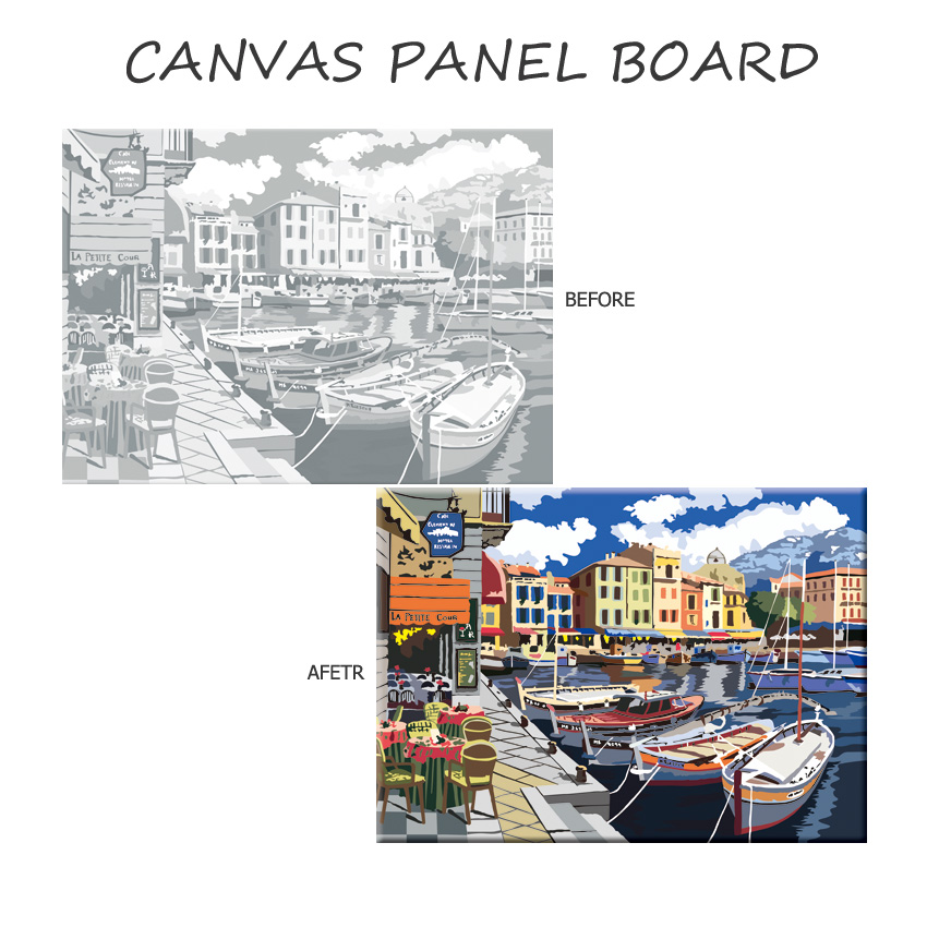 30x40cm Great for students or kids crafts and all decorative painting purposes canvas panel board for oil and acrylic