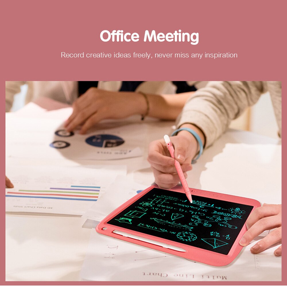 LCD Writing Tablet 9 Inch Partly Erasable Pressure-sensitive Drawing & Writing Board Eye-protective WritingPad for School Office