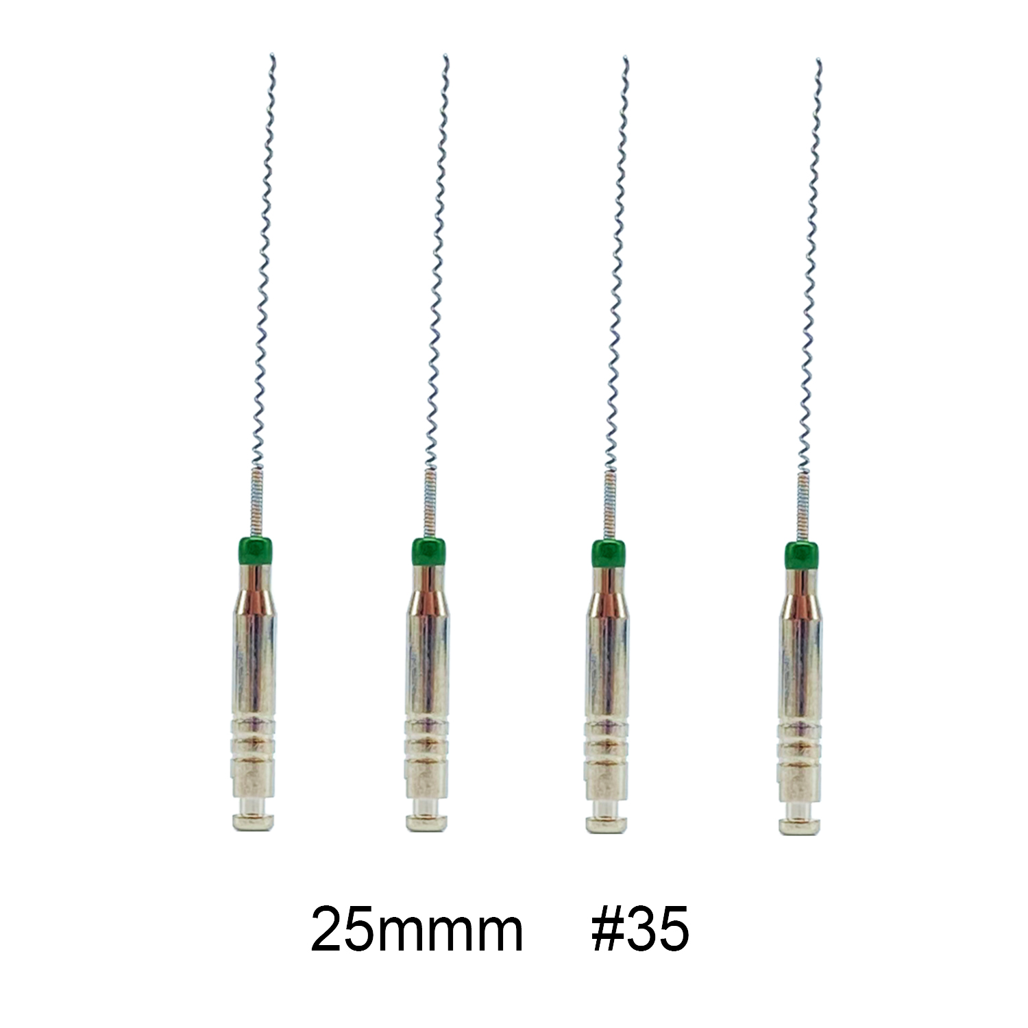 1 caja de soportes de pasta Dental, relleno de raíces Lentulo 21mm 25mm surtido # 25-40 Limas de endodoncia Instrumentos dentales Canal Espiral: Marfíl
