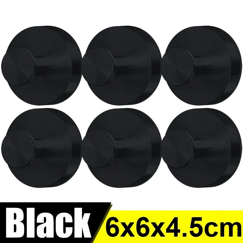 Ganchos de ventosa de acero inoxidable, gancho montado en la pared sin perforaciones, soporte para colgar toallas, ventosa de vacío para baño y cocina, 6/1 ud.: XL / Bronce