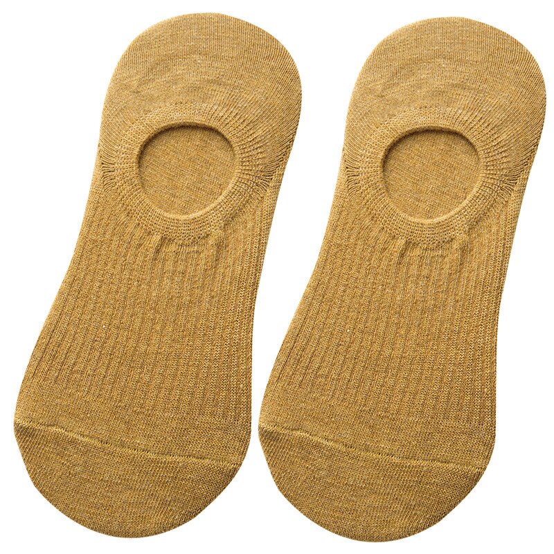 HUAYA Summer Women No Show Socks Invisible Cotton Double Cylinder Casual Non-slip Short Boats Socks Ankle Femmes Ladies Low Cut