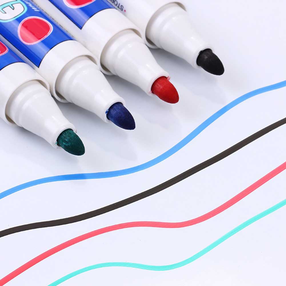Rotuladores borrables de pizarra blanca, bolígrafos para dibujar y pintar, papelería para escuela y oficina, 10 Uds.