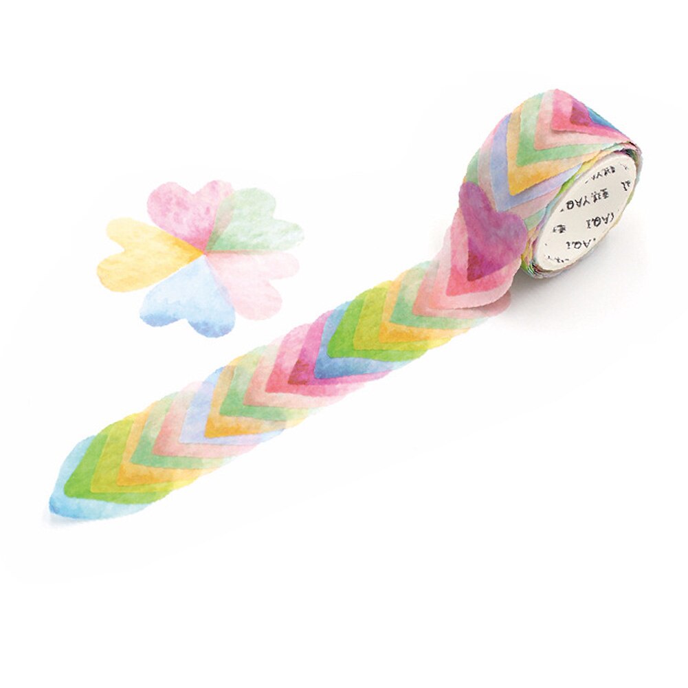 200PCS/Roll DIY Flower Sticker Tape Petals Decal Universal Scrapbook Adorable: Mixed Color