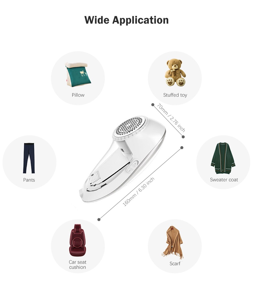 CHIGO przenośne bezprzewodowe USB elektryczne usuwanie kłaków golarka robić tkanin na ubrania sweter poduszki kędziory golarki szarpie śrut maszyna tnąca