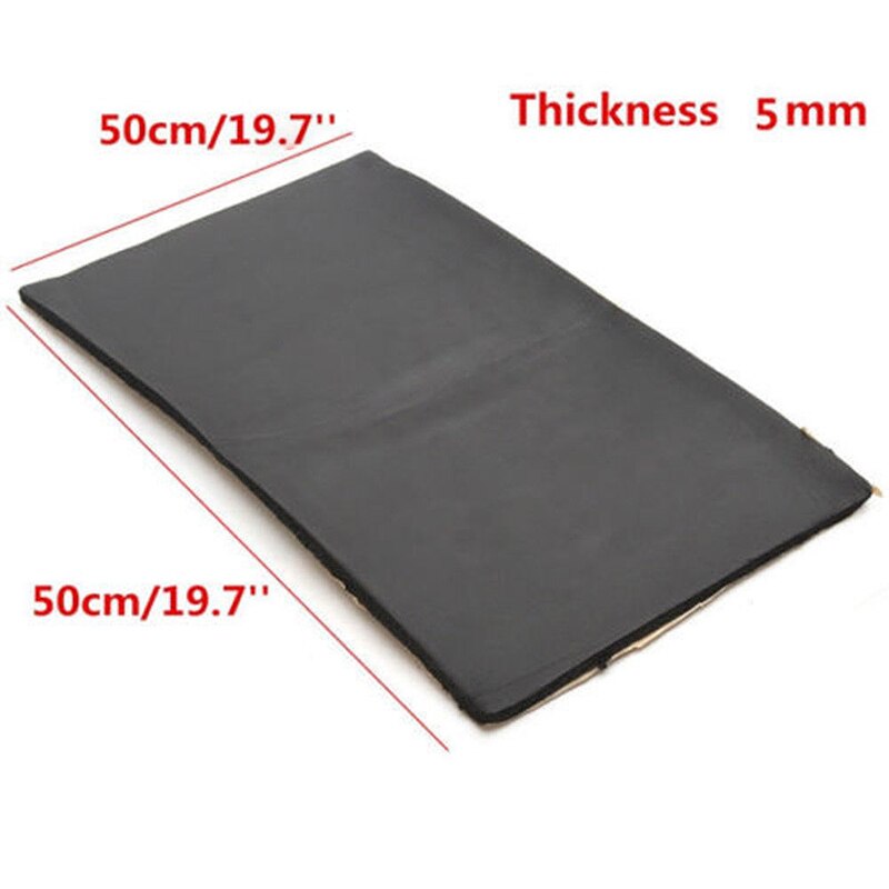 Foam Rubber Auto Deadening Closed Cell Thermal Insulation High-density 50*50cm Noise Reduction Vehicle Durable