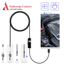 Endoscope Flexible Camera Endoscopio USB for Android/PC Notebook with 6 LEDS 5.5MM/7MM Waterproof Inspection Borescope