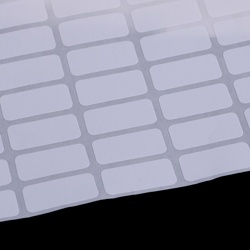 640pcs/lot 10*20mm Blank White Sticker Labels Small Paper Adhesive Label Stickers Writable Note Sticker Tag Crafts