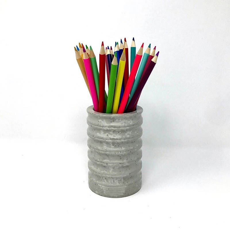 Concrete casting Molds Candle Cups Molds Polygonal pot molds Silicone Pen Holder Molds Pencil Cup Molds