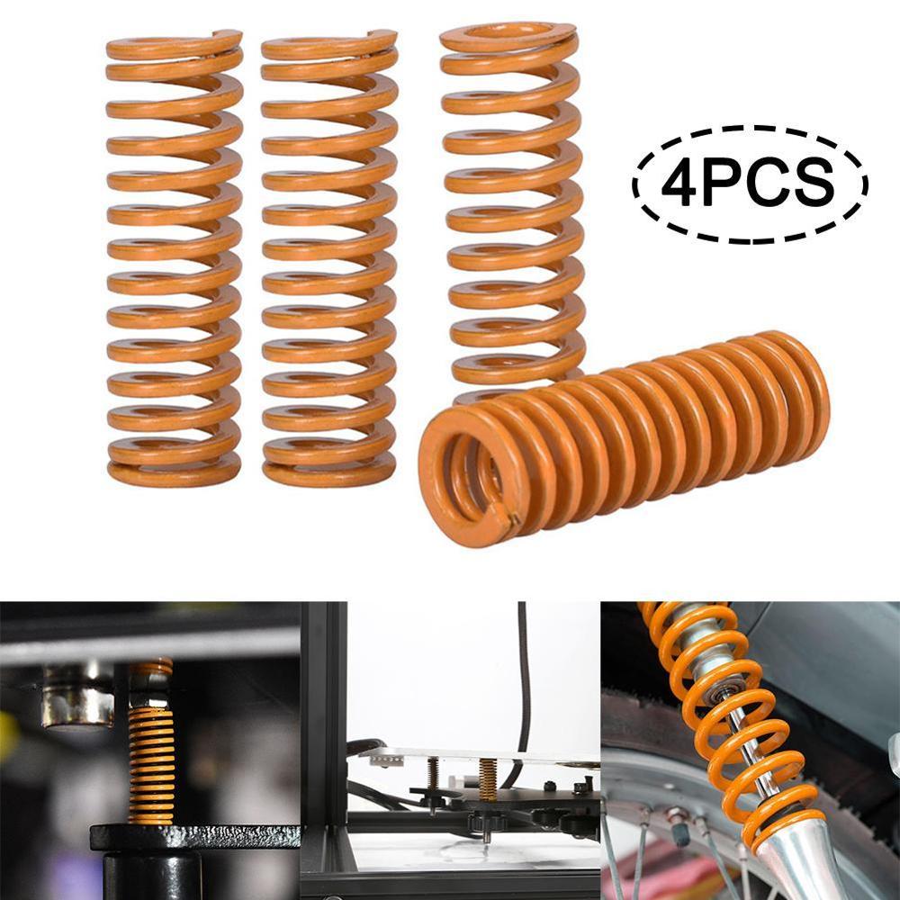 4 Pcs Upgraded Flat Bed Extruder Springs For Creality Ender 3 Pro CR-X CR-10 S 3D Printer Accessories