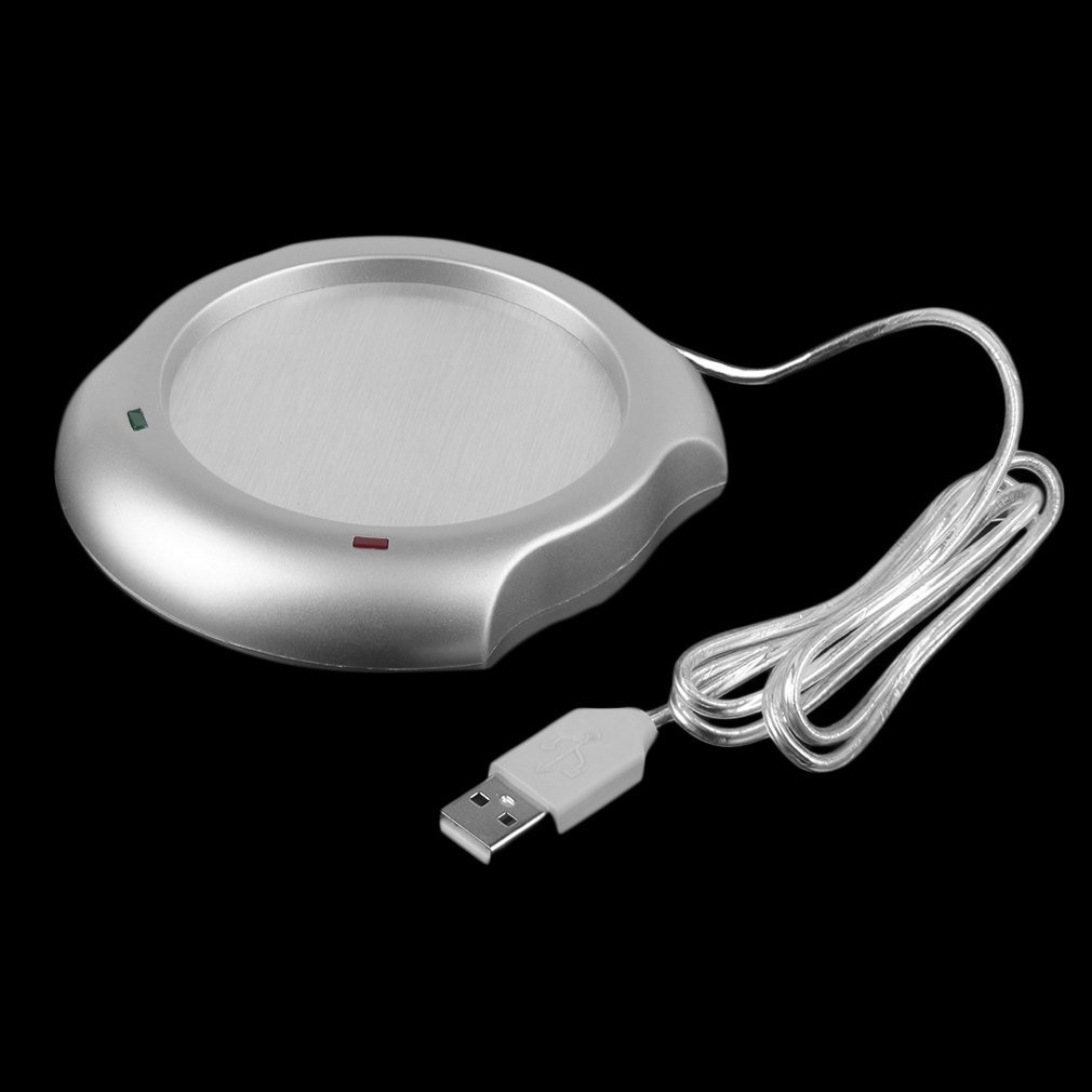 Posavasos eléctrico multifuncional para el hogar, estera para taza de café con aislamiento térmico USB a la , Accesorio de oficina