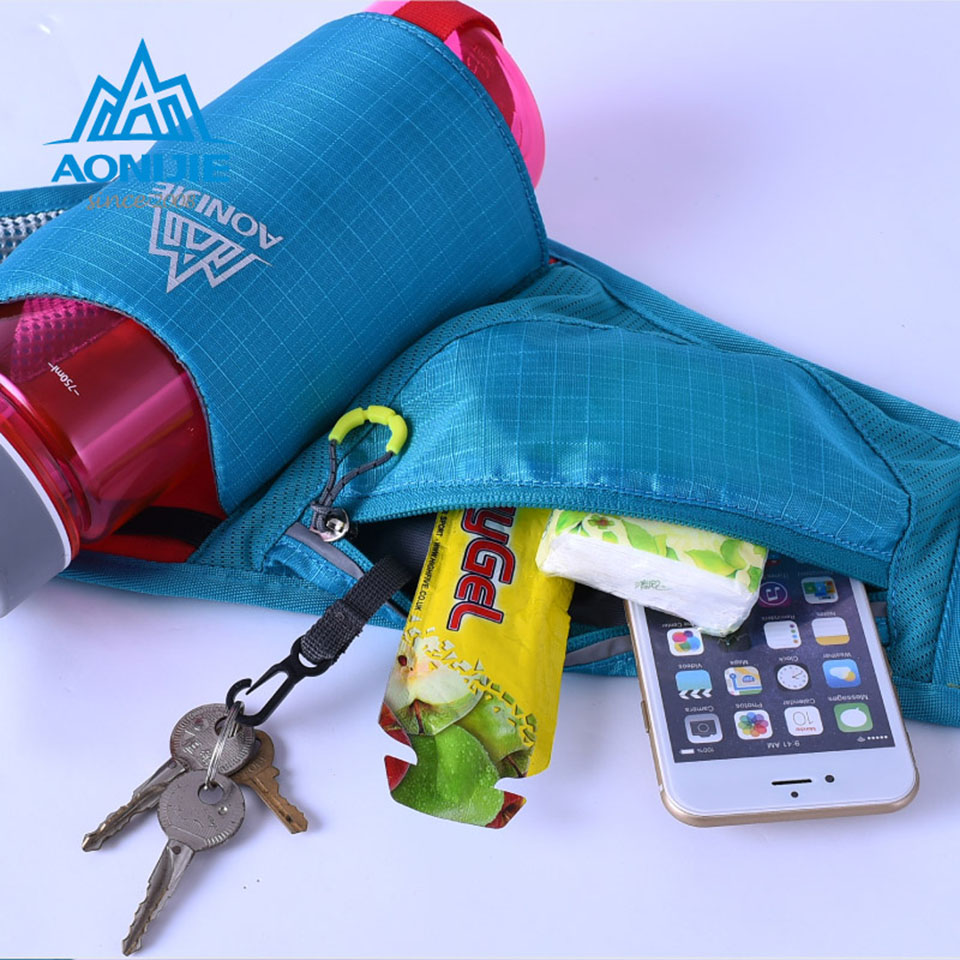 AONIJIE Sport Taille Packungen Lauf Gürtel Wasser Gürtel Pack Für Marathon- Joggen Radfahren Trink Mit Flasche E849