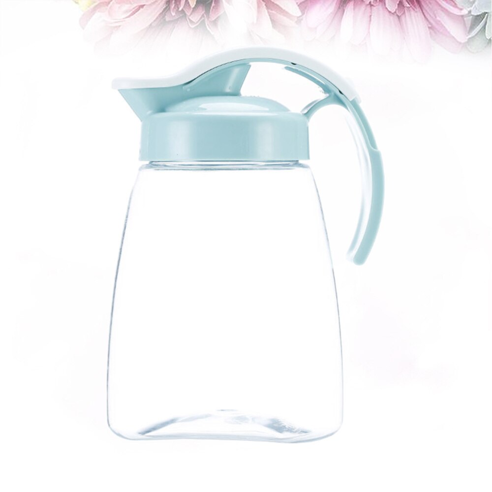 Getränke Lagerung Container Wärme Kälte Wasser Krug Kunststoff Saft Krug Haushalt Teekanne Wasserkocher-Größe L (Rosa): Blau 1