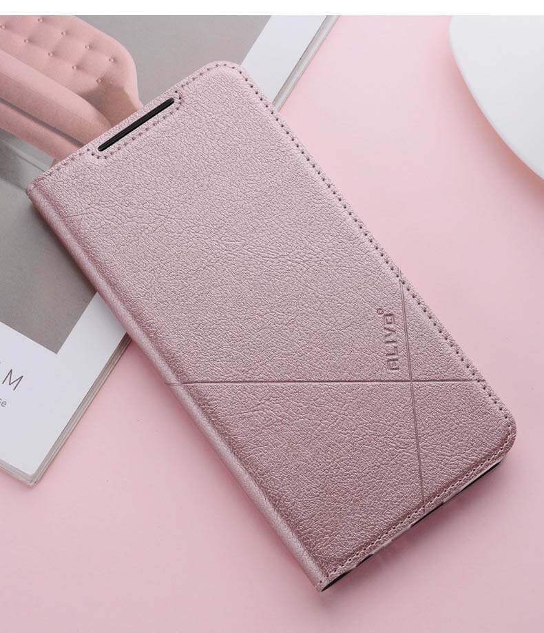 Für Xiaomi Redmi Hinweis 7 Fall Flip Stehen Luxus Brieftasche Fall Für Para Xiaomi Redmi 7 Fall Abdeckung PU Leder hinweis 7 pro Zurück fall: Redmi 7 / Rose Gold