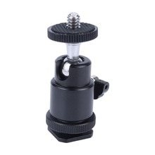 1/4 &quot;Mini Ball Head Shoe Mount Adapter Ring Licht Adapter Mount Voor Camera &#39;S Camcorders Smartphone Gopro Led Video licht