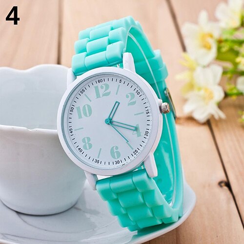 Kids Girls' Silicone Strap Arabic Number Children Sport Casual Quartz Wrist Watch kids watches reloj relo Wrist Watch ne