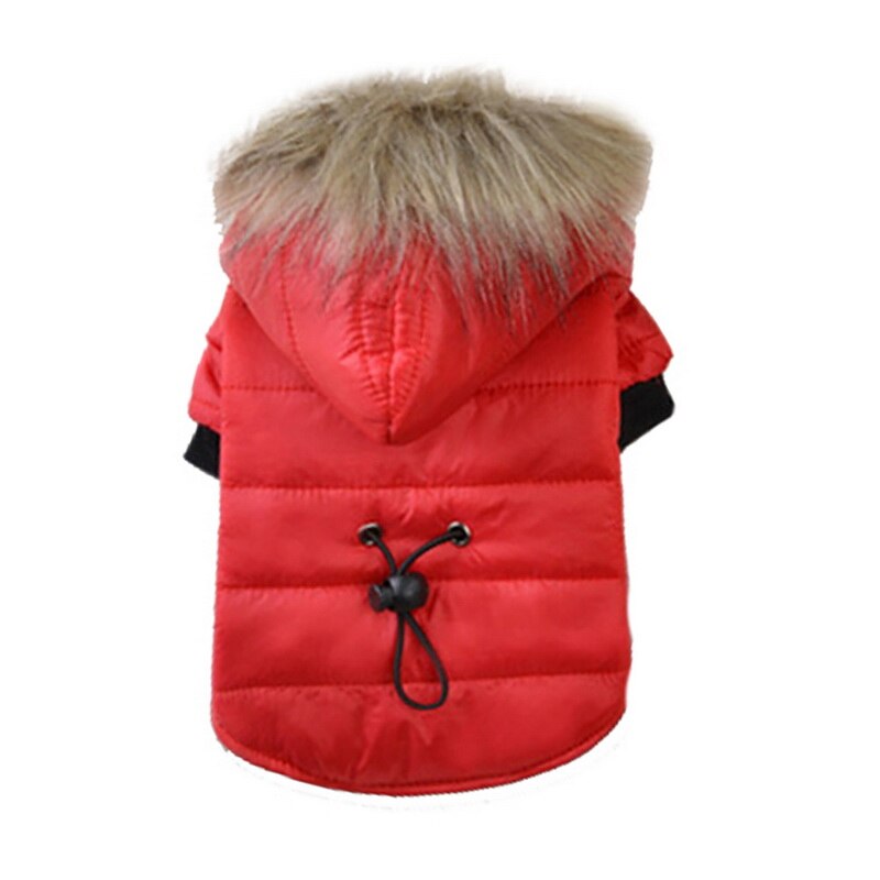 Winter Hond Kleren Super Warme Jas Dikker Katoenen Jas Voor Chihuahua Zachte Kleine Huisdieren Kleding Puppy Hoodies: red / XS