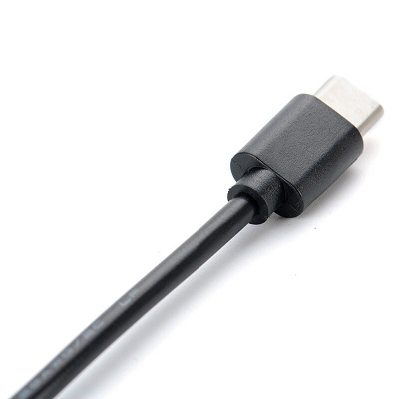 1pc USB Type C Male To Micro USB 5 Pin B Male Plug Converter OTG Adapter Lead Data Cable for Mobile Phones 30cm