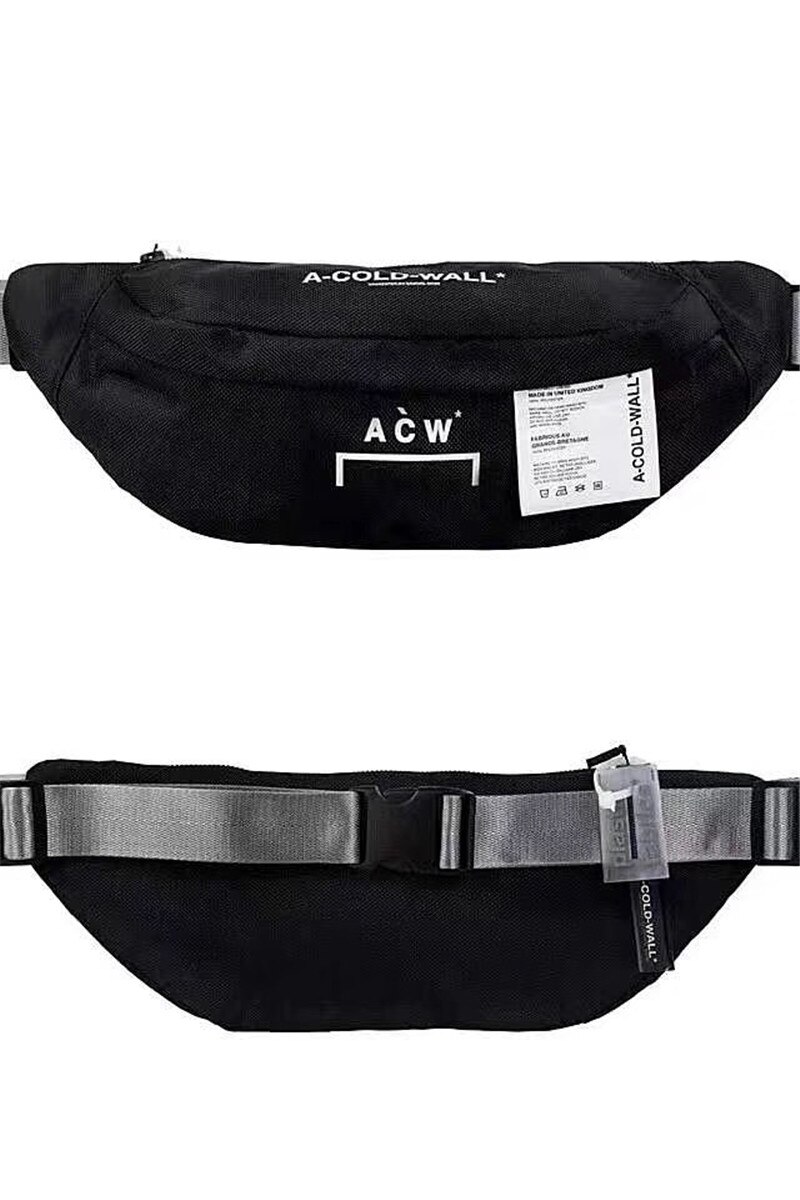 A-COLD-WALL* Bags Men Women 1:1 Standard A COLD WALL Bag Street Culture ACW Packs Inside Tag Canvas ACW Backpacks: 10