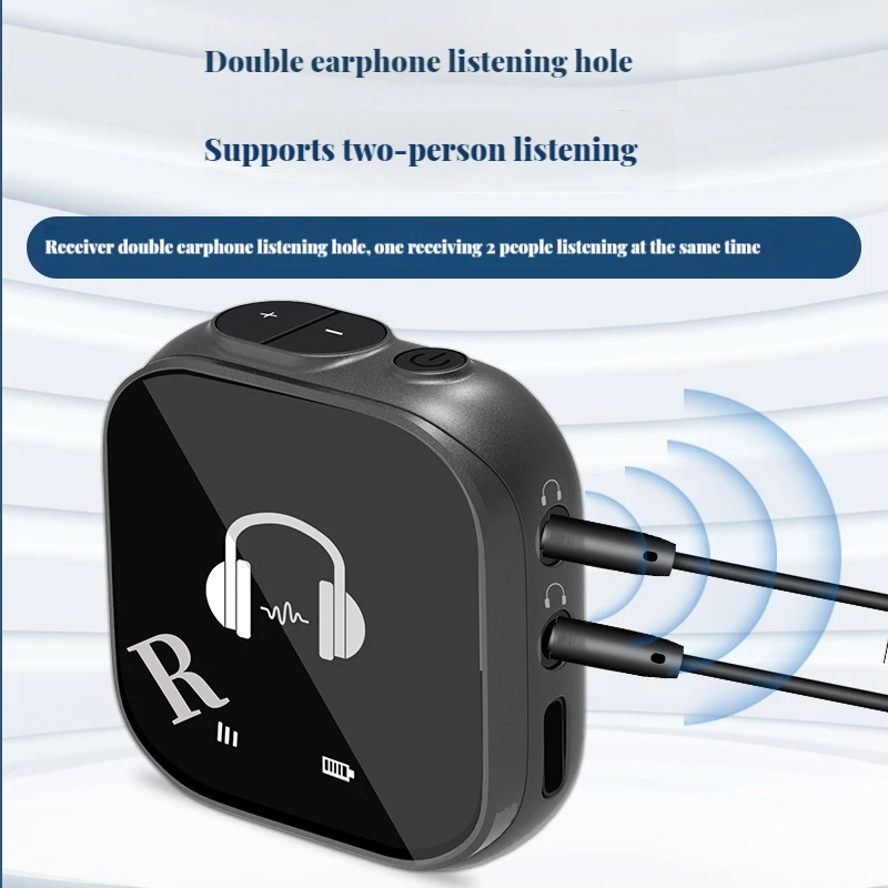 Système de surveillance intra-auriculaire sans fil 5.8G, système émetteur-récepteur, système IEM sans fil avec émetteur-récepteur, appairage automatique