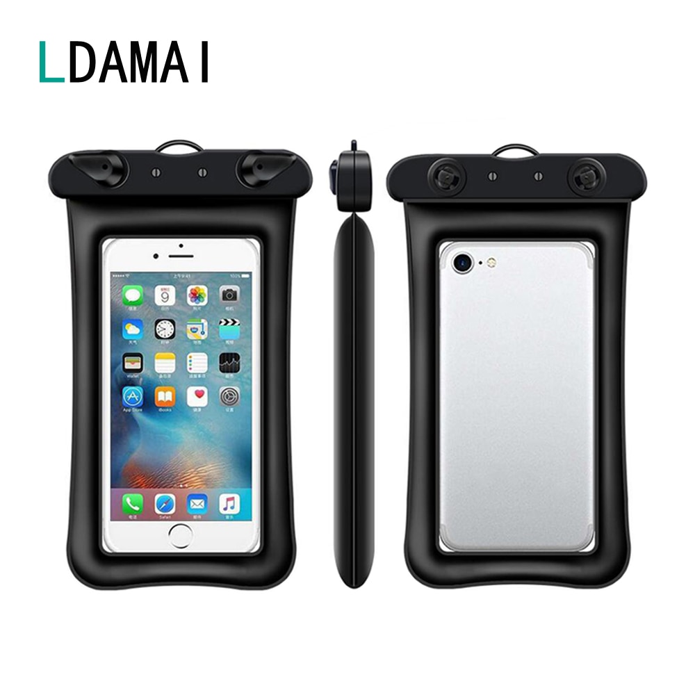 Float Waterproof Phone Case 6.5'' Smartphone Dry Bag For iPhone 11 Pro Xs Max XR 8 7 Samsung Mobile Phone Swimming Pouch Cover