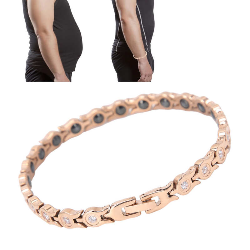 Slimming Magnet Therapy Bracelet Fatigue Arthritis Pain Relief Slimming Bracelet Body Shpaer Weight Loss Health Care
