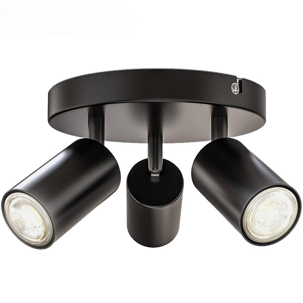 Heldere Installatie Plafond Anti-Glare Triple Heads Ronde Streep Schijnwerpers Slaapkamer Restaurant Lampen Omgevingsverlichting Downlights