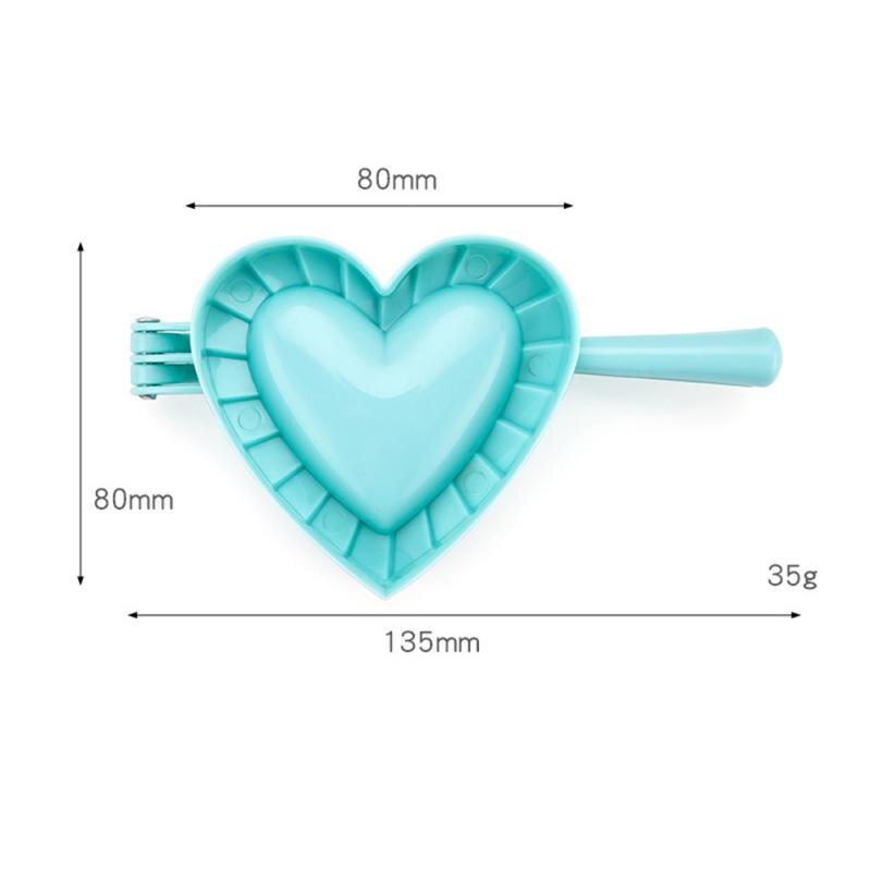 Keuken Dumpling Mold Hart Vlinder Bloem Modellen Diy Dumplings Tool Deeg Druk Pie Dumpling Ravioli Moul Bakken Accessoires: heart  M