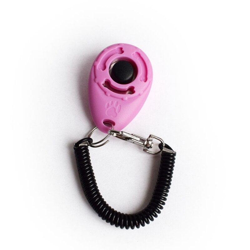 Pet Training Levert Klik Geluid Clicker Hond Levert Training Sirene Clicker Geluid Gids Duurzaam Training Clicker Voor Hond: Pink