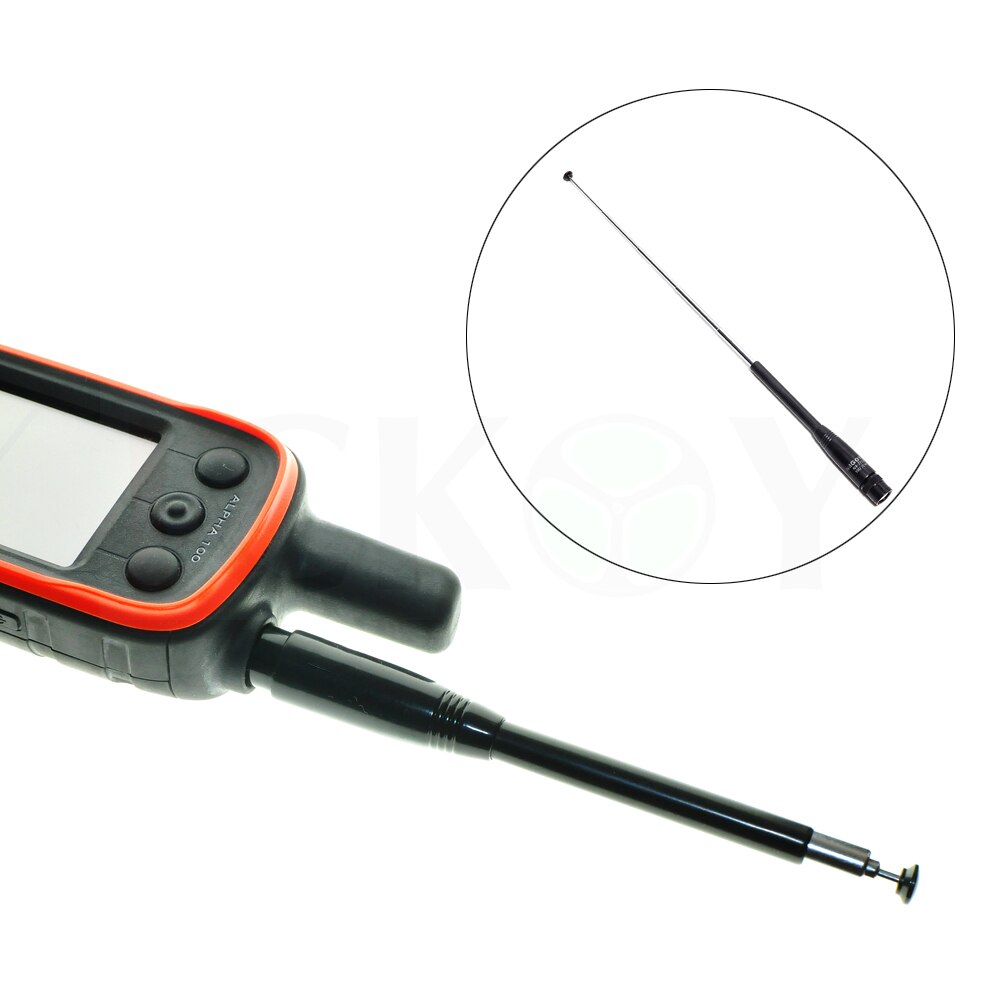 Teleskop Erweiterbar 136-174/400-470 MHZ Dual Band Antenne für Handheld GPS Garmin Astro 220 320 430 Alpha 50 100