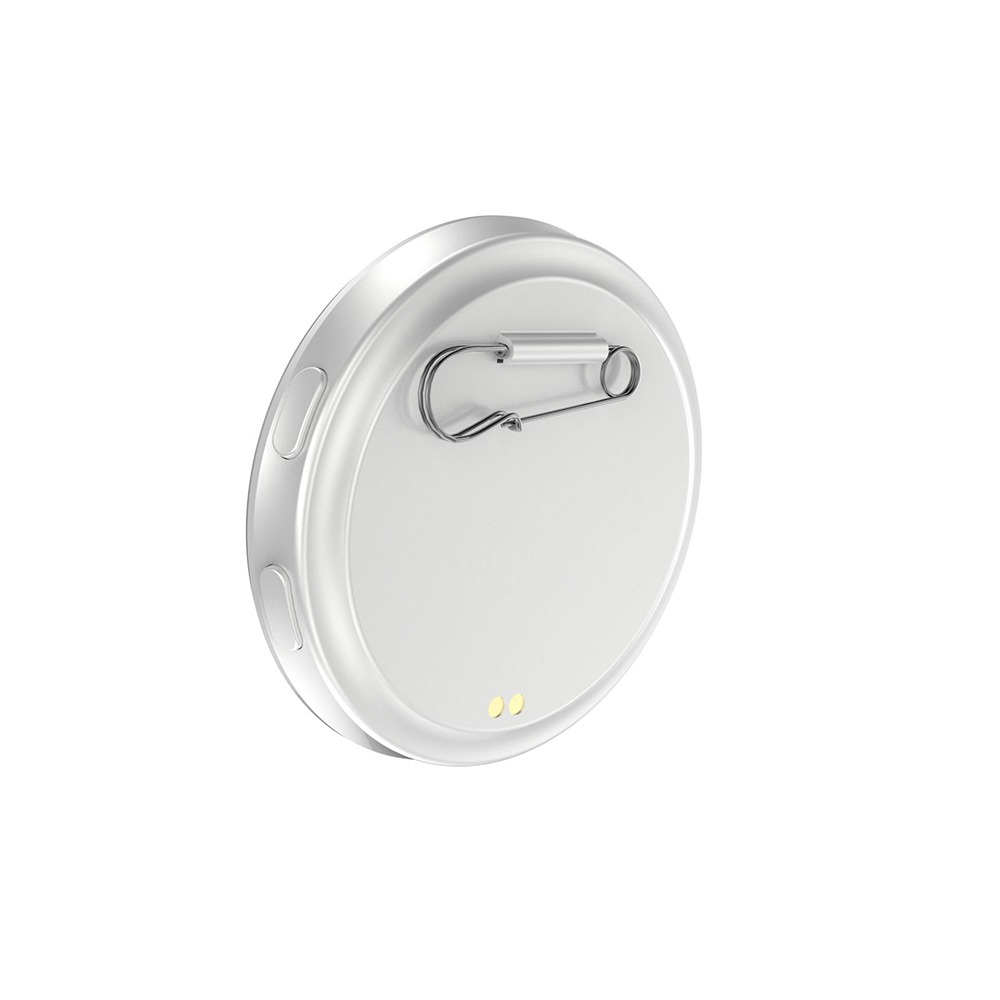 Intelligentes Bluetooth Elektronisches Display-Abzeichen 7-Farben-LED App-Steuerung LED-Abzeichen mit Bildwechsel Zweidimensional: Blau